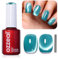 Ozzeal Cat Eye Gel Nail Polish, 0.5 Fl Oz Turquoise Blue Magnetic Gel Nail Polish With Magnet UV LED Holographic Glitter Gel Nail Polish Diamond Shimmer Sparkle Gel Polish Nail Art DIY Manicure