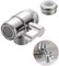 YIBENWANL Faucet Diverter Valve, 3 Way Tap Diverter Valve, Brass Sink Faucet Splitter M22 X M24 Tap Diverter Adapter for Kitchen and Bathroom