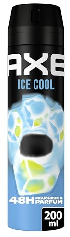 AXE - Déodorant Homme Spray - Ice Cool - 48h non-stop frais - Parfum menthe glaciale et citron - 200ml