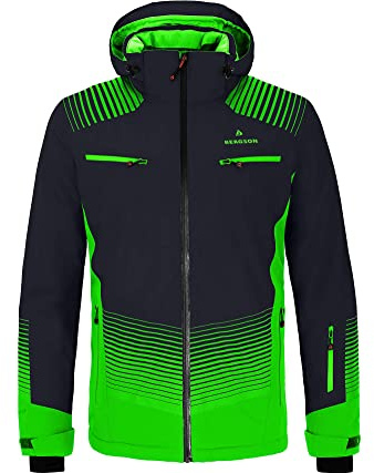 Bergson TAAVI | Herren Skijacke, wattiert, 20000 mm Wassersäule, Night Sky [367], 66 - Herren