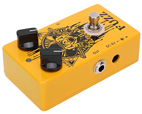 POENVFPO Fuzz-Pedal, Vintage-Gitarren-Effektgerät aus Germanium mit True Bypass, Musikinstrumentenzubehör für E-Gitarre und Bass
