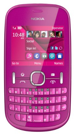 Nokia Asha 201 2.4 105g Rosa