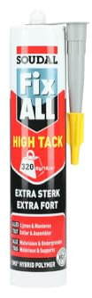 SOUDAL - Mastic colle MS polymère FIX ALL High Tack gris cartouche 290ml - 100270