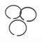 sourcing map Remplacement du Jeu de Segments de Piston pour Compresseur d᾿Air Diamètre 65mm 3Pcs