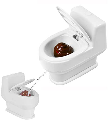 EQLEF Funny Prank Squirting Toilet April fool's Joke Toy Party Funny Gag