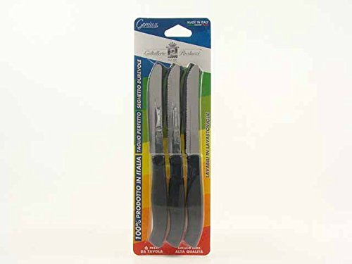PAOLUCCI COLTELLERIA S.n.c. COLTELLI 6pz Nero 4803N.11