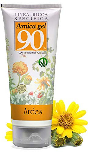 Ardes Cosmetici Arnica Gel 90% 100 ML - Rinfrescante Antiossidante Lenitiva Contro Agenti Esterni - Ingredienti Naturali Per Tutti i Tipi di Pelle (100 ML)