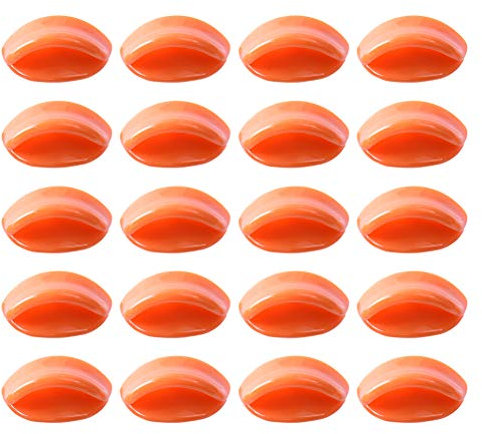 EXCEART 50pcs Plüschtiere Basteln Entenmund 24MM Ente Stofftier DIY Plüsch Ente Spielzeug Basteln Mund Ersatz mit Unterlegscheiben Puppe Marionette Plüschtier Puppenherstellung Zubehör