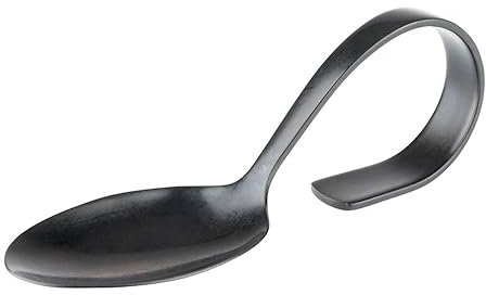 APS 00693 GUNMETAL - Cuchara gourmet (acero inoxidable 18/8, 4,5 x 12 x 4 cm)