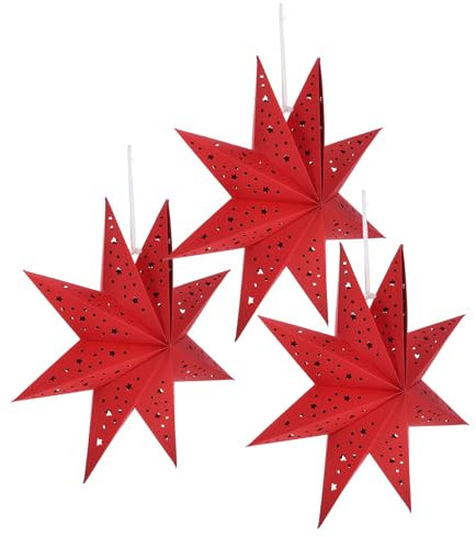 Weihnachts Lampenschirm Papier Sternlaternen Lampenschirm Stern Christmas Geeignet Als Hängende Dekoration Für Hochzeiten Weihnachtsfeiern