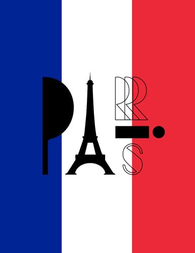 Paris Notebook: College Ruled Paper, 100 Sheets, 8.5 x 11 Inches
