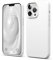 elago Liquid Silicone Case Kompatibel mit iPhone 13 Pro Hülle (6,1), Hochwertiges Silikon, Rundumschutz Handyhülle : 3-Layer Struktur Schutzhülle, Kratzfestes Weiches Mikrofaserfutter (Weiß)