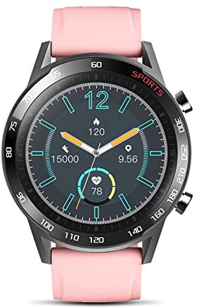 SUPBRO Smartwatch Fitness Tracker 1,3 Zoll Farbdisplay Fitness Armbanduhr mit Herzfrequenz Schlafmonitor Fitnessuhr Damen Sportuhr Schrittzähler, Stoppuhr für IP67 Wasserdicht für iOS Android