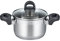 ELO 12217 Fleischtopf m.GD 16 cm Serie Turmalin, Induktion, Edelstahl satiniert, rutschfeste Kunststoffgriffe, mit Literskala und Öl-Dosier-System