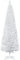 HOMCOM Árbol de Navidad 180 cm Árbol de Navidad Artificial Grande con 390 Puntas de Rama Decoración Navideña para Interiores Fácil de Montar Blanco