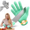 Migliore Wear 2 PAAR Schnittschutzhandschuhe mit NOPPEN - EN 388 Level 5 Schnittschutz Handschuhe für Kinder & Erwachsenen, Kreuzfaser-PE-Material Schnittfeste Handschuhe