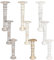 Oriental Galerie Säule Blumensäule Dekosäule Ständer Sockel Podest Blumenständer Holz Modell Batya in verschiedenen Größen und Farben, Säulen Variante Antik:Goldwash 60 cm