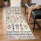 Carvapet Alfombras de Pasillo 60x210cm Alfombra Corredor Antideslizante Larga Alfombras de área Lavable Suave Microfibra Geométrico Alfombra Comedor Pasillo(Multicolor)