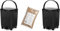 Biolan Bokashi Kit de composteur de Cuisine (2 x 10 l) avec Activateur de Fermentation EM 1 kg (Noir)