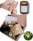 juneBYnight Kerzen Selber Machen Set, DIY Kerzenherstellung Kit für Starter Dufkerzen Geschenke, Sojawachs, Kerzenglas mit Deckel, Kerzendochte & ätherisches Öl - 2x180ml Vanille-Nuss