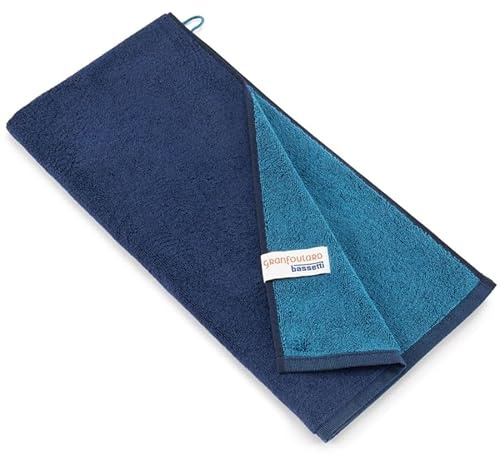 Bassetti New Shades Handtuch aus 100% Baumwolle in der Farbe Blau B1, Maße: 50x100 cm - 9328122