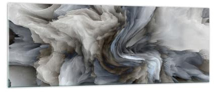 ARTTOR Glasbild 140x50cm Wandbild Glasdruck Abstrakt Pastell - 5871
