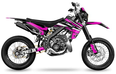 Arider Dekor (Aufkleber) für Rieju MRT 50/125 (2009-2021) | Storm Edition (Pink)