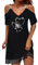 WVONIF Robe Femme Soiree Robe de soirée pour Femme élégante Robe de Cocktail à Bretelles Spaghetti col en V Robe à Franges Sexy avec Pompon des années 1920 Robe Vintage Festive Robe Chinoise Femme