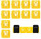 10-Pack Battery Holders Compatible with DeWalt 18V Battery, Wall Mount Battery Packout Organizer Batteries Storage Rack with Screws for Work Van,Wall, Shelf, Toolbox