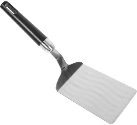 GHBSDNEPP 2 Pièces Spatule de Cuisson Poignée Spatule Portable Friture Steak Spatule Steak Poêle À Frire Pelle de Cuisine Domestique Steak Friture Spatule Ninja Pizza Peel Métal Steak/Argent/28.00*8.5