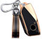 Ysbxitu 4 Tasten Fernbedienung Schlüsselanhänger Abdeckung mit Schlüsselanhänger passend für BMW Smart Key Shell Case Kompatibel mit BMW 2023 2024 5/7 Serie X1 X5 X6 X7 IX IX3 I5 I7 XM M60 M5