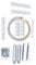 Quailitas Door Integration Built-in Fixing Kit for Beko and Lamona Fridge Freezers, Standard Door Integration Fitting Kit