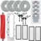 Generic Main brush Cover Accessory Kit Compatible with Roborock Qrevo S/Qrevo MaxV/Qrevo Pro Vacuum Cleaner Robot Replacement Main brush Side brush Dust bag HEPA Filter Mop cloth Parts (18pcs)
