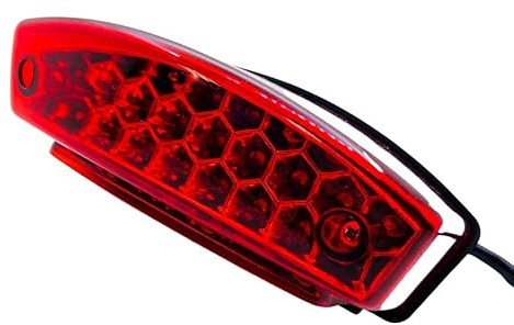 Für Ducati Monster M400 M750 M900 M1000 620 695 800 S2R S4R Rote Linse Universal LED Motorrad Rücklicht 12V Motorrad Bremsleuchte