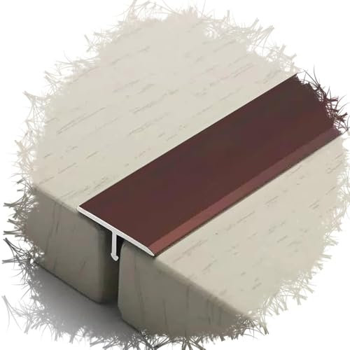 REDEXI Doorway Floor Seam Cover 35 Vinyl Flooring Transition Strip, Threshold Transition Cover Strips T-Shape Floor Flat Divider Strip For Floor Gaps(Red,W20mm)