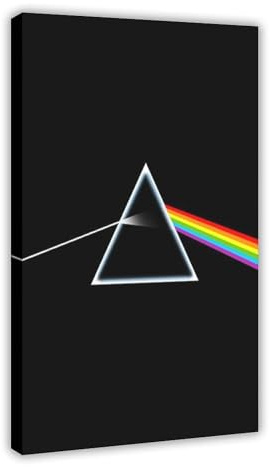 zxjwcm Leinwandposter Dark Side Of The Moon, Wandkunst, Dekor, Bild, Gemälde für Wohnzimmer, Schlafzimmer, Dekoration, Rahmen: 30 x 45 cm