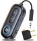Adattatore Bluetooth 5.4 da Aereo, con adattatore AUX, trasmettitore Bluetooth 2 in 1, Trasmettitore Wireless Audio Per Viaggi In Aereo, TV, Palestra, Tablet