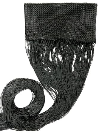 Eleganter Fadenvorhang für Türen und Fenster, Trennwand, Schlafzimmer, Zimmer, 100 x 200 cm, Schwarz