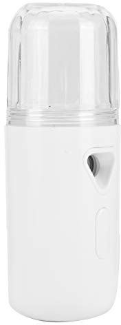Mist Sprayer Portable, 30ml Humidifier USB Nanometer Atomization Face Facial Hand Held Humidifier Misting Hydrating Machine White Cool Handheld with LED Light