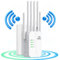Repetidor Señal WiFi Extender,Amplificador Señal WiFi,6 Antenas,2 Puertos LAN,Repetidor WiFi Largo Alcance,Cobertura 360° de hasta 9800 m³,para Oficinas y Casa,fácil de Instalar (620)