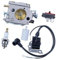 Pexorin Vergaser-Zündspulenschalter, Zündkerzen-Kraftstofffilter-Kit for Husqvarna 266 268 272 XP 272XP Kettensägen-Motorteile Rasenmäher-Zündkerze