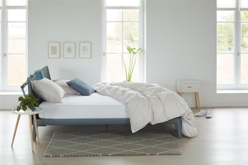 Beddinghouse Jersey - Spannbettlaken für Topper - 120x200/220 - Weiß