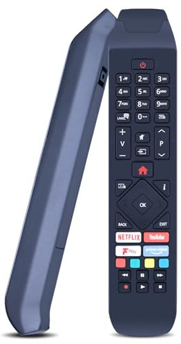 CLVIZCXOM RC43141 RC43141P Remote Control Replacement Fit for Hitachi rc 43141 43141P 30101754 30100945 Remote Control Fit for hitachi Smart LED TVs tv remote control (No Setup Required)
