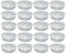 TENLITE 20-Pack Clear Round Plastic Containers with Airtight Lids – Moisture-Resistant BPA-Free Storage Boxes for 3D Printer Filament Spools – Stackable, Dustproof & Durable (2000ml (2Litre))