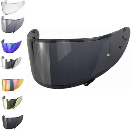 EvoParts Visier CWR-1 für Shoei NXR 1 (nicht Nxr 2) Ryd - X Spirit 3 - Z7 - Rf1200 (Schwarz 80%)