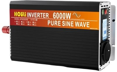 Transformateur Sinusoïdal Pur Convertisseur Tension 24v 230v 3000W 4000W 5000W 6000W DC AC 12v 220v Transformateur(24V,6000W)