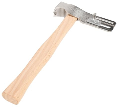 Magnetic Roofing Hammer and Multi Functional Roofing Axe with Forged Steel Head and Solid Wood Handle for Construction and Repair Applications Including Nail Claw and Integrated