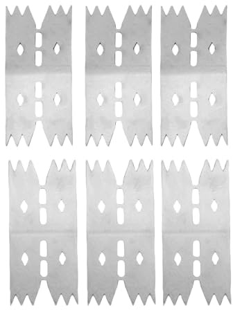 aqxreight Stainless Steel Slab Clamping Dogs for Woodworking Secure Fastening Tool for Wood Board Fixing and Flattening Plate Clamp for Carpenters and CNC Operators