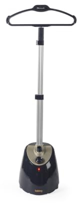 Beldray Freestanding Garment Steamer, 1800W, 1.4L Tank | 3 Steam Levels, Up To 40 Min Continuous Steam, 360 Rotating Hanger, Extendable Height Pole, Fabric Brush Attachment