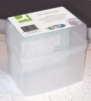 Premium Qualität 60 CD Kapazität transparent Aufbewahrungsbox
